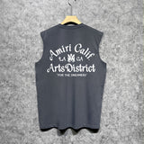 Amiri tank top artistic word printing