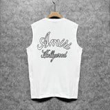 Amiri tank top letter padded printing