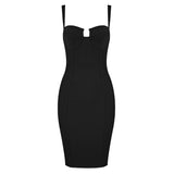 Women Dresses Sexy Bandage Dress Sling Slim-Fit Sheath Dress Banquet Party Dress (Ont0408)