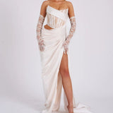 Women Dresses Summer Sexy Dress Lace Dress Skirt (Zns0409)
