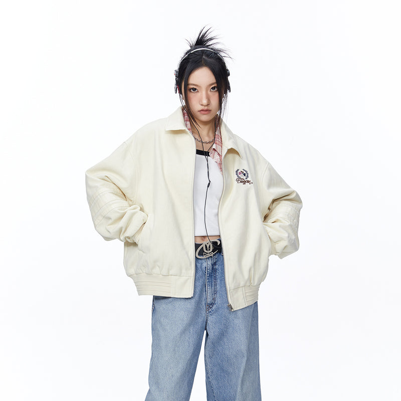 Unisex Jacket Autumn Vintage Embroidered Jacket