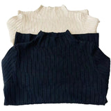 Women Knitted Pullover Turtleneck Spring and Autumn Top Knitwear