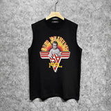 Amiri tank top oil painting girl printing