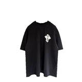 Ch hip-hop t shirts ch kevin cross patch embroiderloosecasualpure cotton american heavy weight short sleeve trendy
