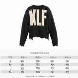 Saint m t sweater streetwear brand distressed graphic crewneck pullover