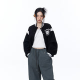 Unisex Jacket Autumn Brushed Baseball Uniform