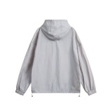 Unisex Jacket Retro Hooded Coat Jacket Sun Protection Top