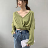 Women Cardigan Sweater Autumn Sexy Retro off-the-Shoulder Sweater Sweater 8t2061