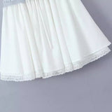 Women Dresses Summer Dress Puff Sleeve Skirt (Xds0414)