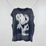 saint m t shirts s.m. alien graphic crewneck pullover tank top