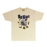 Gallery Dept T Shirt Retro Printed Loose Short-Sleeved Shirt