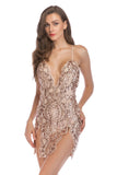 Women Evening Gown Sexy Sequin Sling Backless Dress Summer