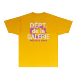 Gallery Dept T Shirt Retro Printed Loose Short-Sleeved Shirt