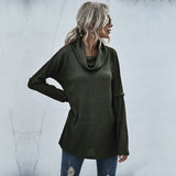 Women Knitted Sweater Autumn Women's Long Sleeve