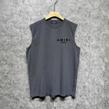 Amiri tank top tokyo bones print