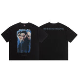 saint m t shirts s.m vintage washed distressed crew neck pullover short sleeve top
