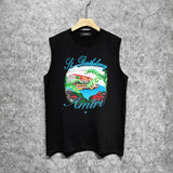 Amiri tank top villa printing