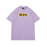 Drew house tshirt r collection d@ew rubberized letter crew neck short sleeve tee