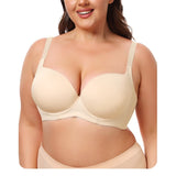 Full figure bra push-up adjustable type