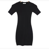 Women Dresses Summer Sexy Short Skirt Hip Skirt Short Sleeve Dress