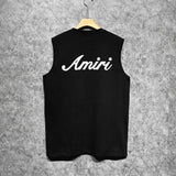 Amiri tank top new font printing