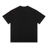 Drew house tshirt r d@ew foamed smiley face graphic crew neck short sleeve tee
