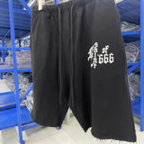 Saint m t pants r s.m creative letter print casual loose shorts wholesale single piece