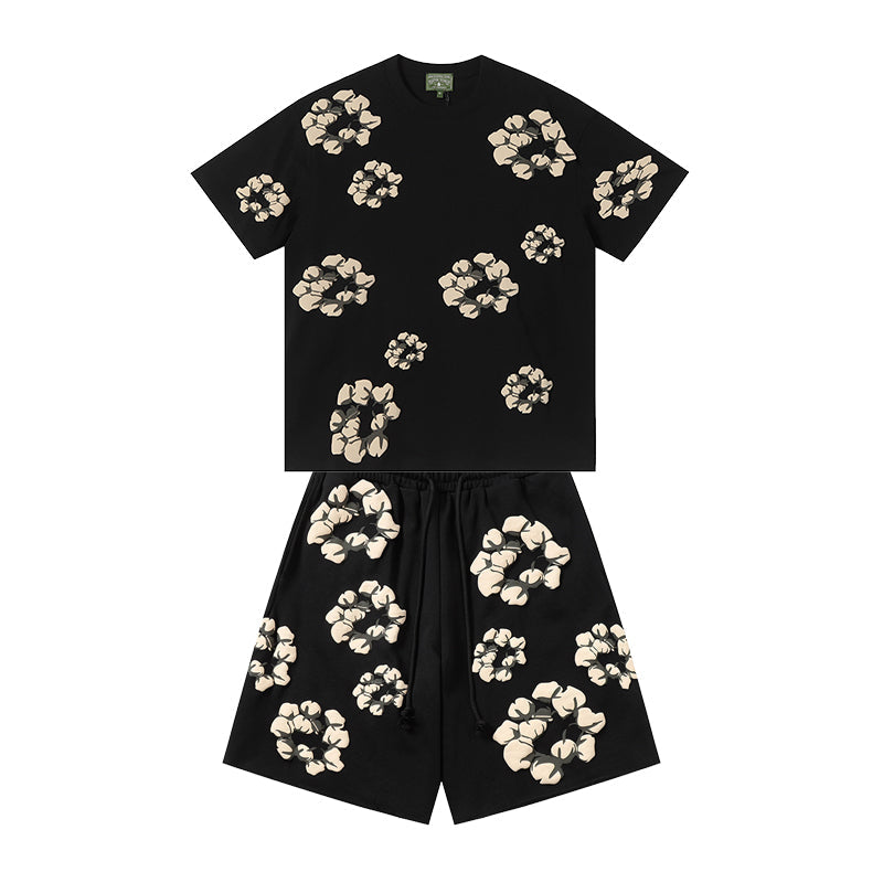 Denim Tears T shirt & Shorts 2 Piece Set