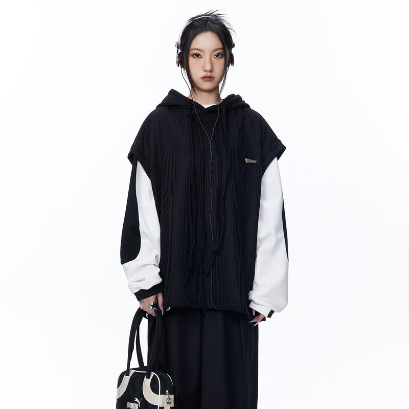 Unisex Jacket Fall Loose-Knit Waistcoat