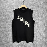 Amiri tank top stereoletter digital printing