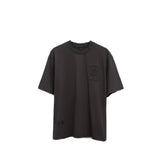 Ch hip-hop t shirts ch short-sleeved sanskrit horseshoe patch metal cross craft short-sleeved american high street
