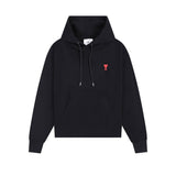 Ami aheoineembroider small love couple hooded loosecasual hoodie fall and wintersweatshirt