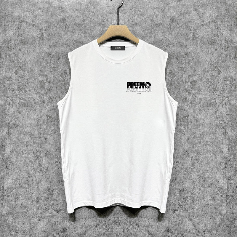 Amiri tank top six-pointed star printing