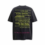 SAINT MICHAEL Vintage T Shirt Nirvana Band Seahorse Vintage Short Sleeve