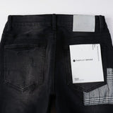 Purple Brand Jeans Black Worn Jeans