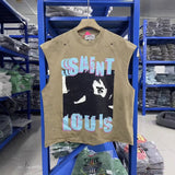 saint m t shirts s.m. handmade distressed photo print pullover casual tank top