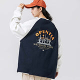 Unisex Hoodie Autumn New Contrast Color Sweatshirt