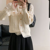Women Knitwear Fall/Winter Slim-Fit Knitted Cardigan