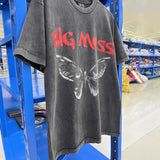 saint m t shirts s.m. butterfly ghost face graphic crew neck short sleeve t-shirt