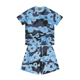 Denim Tears T shirt & Shorts 2 Piece Set Camouflage