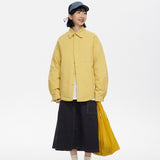 Unisex Jacket Winter Seersucker down Shirt
