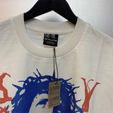 SAINT MICHAEL Vintage T Shirt Crew Neck Short Sleeve