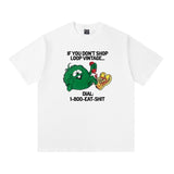 saint m t shirts s.m cartoon series graphic crewneck pullover short sleeve t-shirt