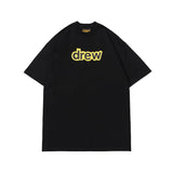 Drew house tshirt r collection d@ew rubberized letter crew neck short sleeve tee