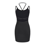 Women Evening Dress Butterfly Slim Mini Bandage Dress