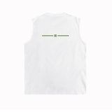 Amiri tank top small spider letter horizontal stripprinting