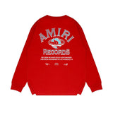 Amiri Long Sleeved Shirt Printed Trendy Pure Cotton