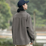Unisex Shirts Autumn Peak Mark Workwear Shirt