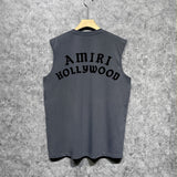 Amiri tank top hollywood pure letterprinting