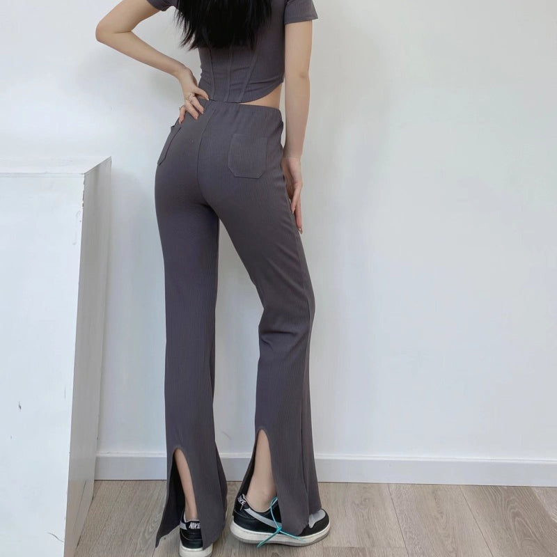 Women Sweatpants Summer Loose Wide Leg Casual Trousers